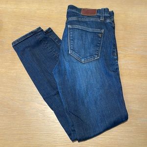 Madewell dark wash skinny skinny jeans
